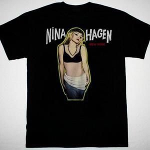 Vintage Nina Hagen Men T-Shirt Black Unisex Tee